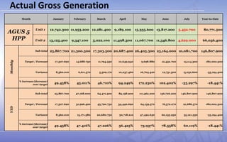 Actual Gross Generation
Month January February March April May June July Year-to-Date
AGUS 5
HPP
Unit 1 12,742.300 11,953....