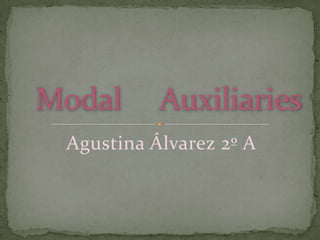 Agustina Álvarez 2º A
 