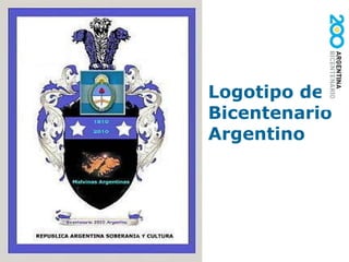Logotipo del Bicentenario Argentino  