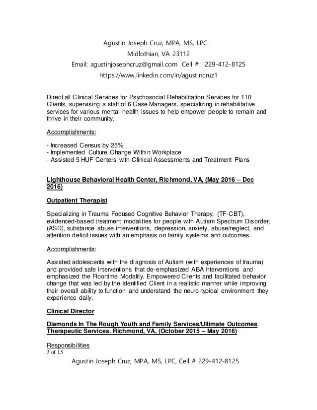 lpc resumes