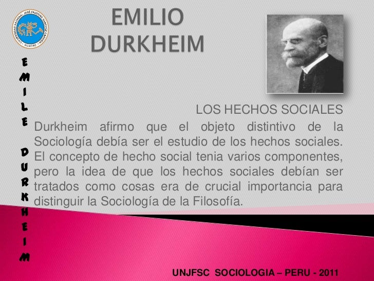 AGUSTO COMTE EMILE DURKHEIM