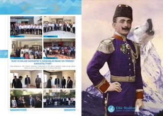 OCAKTAN HABERLER
82
Ülkü Ocakları • AĞUSTOS 2018 www.ulkuocaklari.org.tr
ÜLKÜ OCAKLARI GAZİANTEP İL BAŞKANLIĞI’NDAN 100 ÖĞRENCİ
KAPASİTELİ YURT
Genel Başkanımız, Ülkü Ocakları Gaziantep İl Başkanlığı’nın 100 öğrenci kapasiteli olarak açacağı yüksek
öğrenci yurdunun tadilat çalışmalarını inceleyerek bilgi aldılar.
MEZİTLİ
TOROSLARYENİŞEHİR
ERDEMLİ
Önceki Sayfa
 