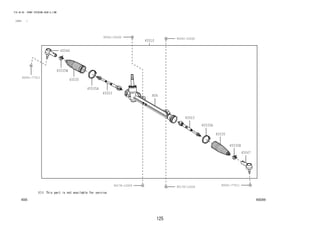 125
FIG.45-05 FRONT STEERING GEAR & LINK
(1212- )
456269
45046
45510
45535
45535
45535A
45503
45535A
45503
45535B
45535B
45047
90041-20262 90041-20262
90041-77011
90041-7701190178-12009 90178-12009
N04
N04
 