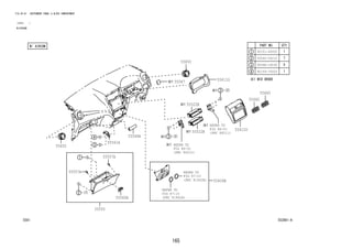 165
FIG.55-01 INSTRUMENT PANEL & GLOVE COMPARTMENT
(1212- )
W/AIRCON
553061-A
REFER TO
FIG
(PNC 81942A)
REFER TO
FIG
(PNC 81942B)
REFER TO
FIG
(PNC 86211)
REFER TO
FIG
(PNC 86212)
55406B
55411G
55412D
55547
55548A
55550
55557A
55557A
55560A
55561A
90151-40005
93540-54010
9004A-16036
90159-70003
55522B
55522B
55650
55650
55660
55660
87-15
87-15
86-01
86-01
 