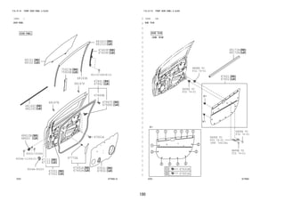 190
FIG.67-01 FRONT DOOR PANEL & GLASS
―
　
―
　
―
　
―
　
―
　
―
　
―
　
―
　
―
　
―
　
―
　
―
　
―
　
―
　
―
　
―
　
―
　
―
　
―
　
―
　
―
　
―
　
―
　
―
　
―
　
―
　
―
　
―
　
―
　
―
　
―
　
―
　
―
　
―
(1212- )
DOOR PANEL
677683-A
90119-06838(2)
67001
67001A
67002
67403F
67404F
67491A
67492A
67772A
67831
67832
67111
67112
67861
67862
67867C
67868C
67869B
68101
68102
68141C
68143A
68147E
68147F
68151C
68160C
68210C
68610B
68620
75923B
75924B
90041-05486
9004A-11244(2)
9004A-95020
FIG.67-01 FRONT DOOR PANEL & GLASS
(1212- )LO
SEMI TRIM
677684
REFER TO
FIG
(PNC 74610A)
REFER TO
FIG
REFER TO
FIG
REFER TO
FIG
REFER TO
FIG
74-01
74-01
74-01
74-01
74-01
67601
67601A
67602
67631B
68171B
68172A
 