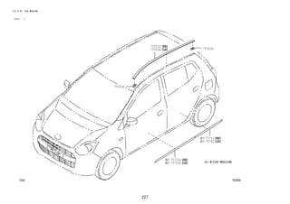 227
FIG.75-03 SIDE MOULDING
(1212- )
752804
75551E
75552E
75561A
75731A
75732A
75741
75742
75561A
 