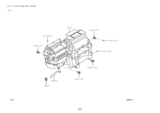 277
FIG.87-14 HEATING & AIR CONDITIONING - COOLER UNIT
(1212- )
87D360-A
88539J
88897L
87010
9004A-11281
9004A-11282
9004A-11282
91551-80620
9004A-10108
91551-80620
9004A-17219
 