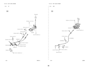 94
FIG.33-12 SHIFT LEVER & RETAINER
―
　
―
　
―
　
―
　
―
　
―
　
―
　
―
　
―
　
―
　
―
　
―
　
―
　
―
　
―
　
―
　
―
　
―
　
―
　
―
　
―
　
―
　
―
　
―
　
―
　
―
　
―
　
―
　
―
　
―
　
―
　
―
　
―
　
―
(1212- )5F
334637-A
33504F
33550
33820B
33821E
33821E
33823
90042-02110
90044-68075
90044-68075
90044-68076
90044-68076
90042-01605
90044-68076
9004A-11274(2)
9004A-20016
91551-80820(2)
91651-G0616
94185-60800(2)
FIG.33-12 SHIFT LEVER & RETAINER
(1212- )E4AT
3312 334638
33550
33820B
33823
33829B
90044-68075
9004A-11274(2)
9004A-46315
91651-G0616
91651-G0616 91651-G0616
94185-60800(2)
 