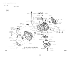 98
FIG.35-03 TRANSMISSION CASE & OIL PAN (ATM)
(1212- )E4AT
ILLUST NO. 1 OF 2
358484
REFER TO
FIG
REFER TO
FIG
(PNC 35507E)
REFER TO
FIG
REFER TO
FIG
(PNC 84540)
REFER TO
FIG
82-02
82-02
N04
35-13
84-01
84-01
90041-19773
90041-19773
12282C
31105J
31128A
33449E
33485F
35013
35101E
35101E
35101E
35101E
35103
35104B
35104F
35104K
35104U
35104U
35104V
35104Z
35104Z
35106A
35106B
35106D
35111N
35143
35168A
35303B
35303C
35336
35824
35882C
89413G
89413H
G1406
G1406A
90041-20004
90041-20004
90041-20279
90044-64663
90044-64776
91672-81020
91672-81020
N04
 