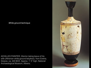 57
Three goddesses (Hestia, Dione, and Aphrodite?), from the east pediment of the Parthenon,
Acropolis, Athens, Greece, ca. 438–432 BCE. Marble, greatest height 4’ 5”. British Museum,
London.
“wet drapery”
 