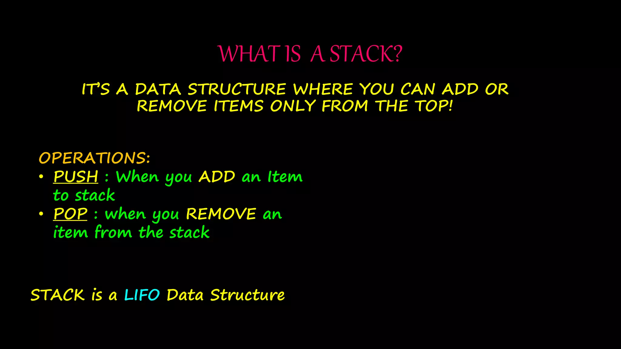 Stack - Data Structure | PPT