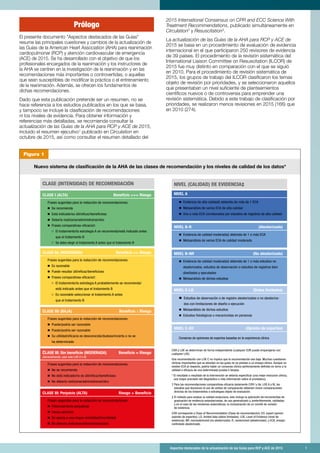 Aspectos destacados de la actualización de las Guías para RCP y ACE de 2015	 1
Figura 1
CLASE (INTENSIDAD) DE RECOMENDACIÓ...