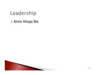 !  Anna Aliaga Bio
17
 