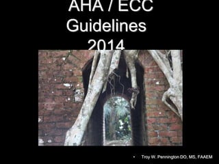 AHA / ECC
Guidelines
2014
• Troy W. Pennington DO, MS, FAAEM
 