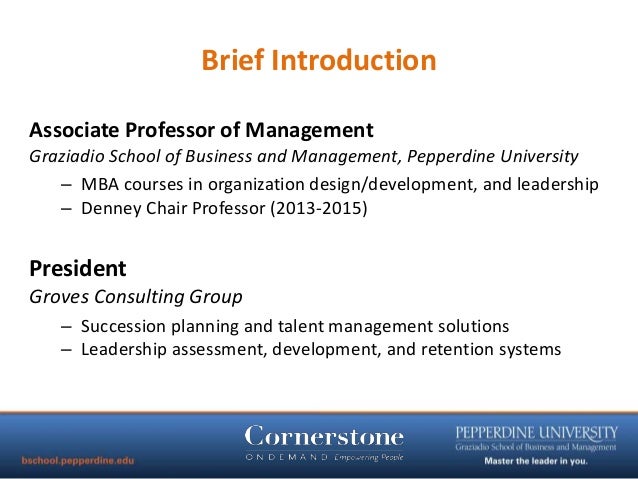 Talent Management and ...