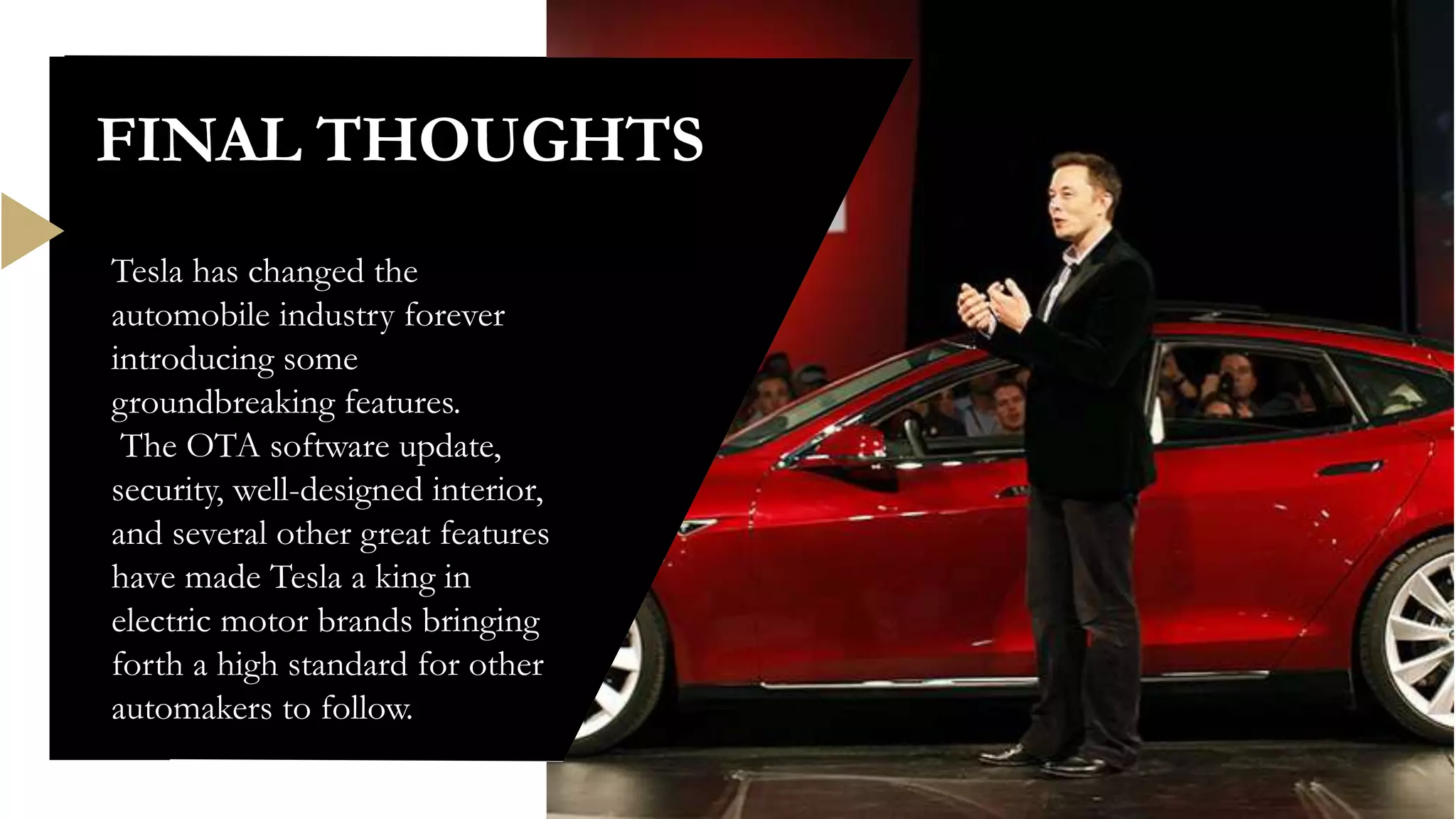 How tesla changed the Auto industry ? | PPTX