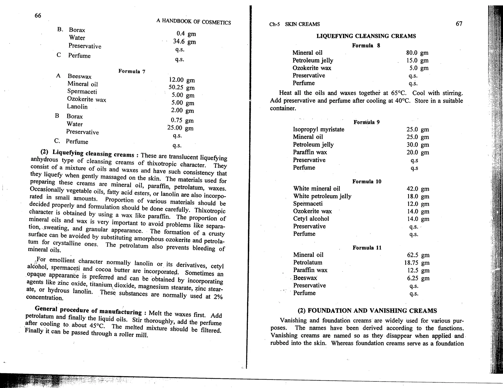 A Handbook of cosmetics.pdf formulation. | PDF