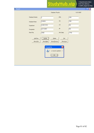 A Hand Book of Visual Basic 6.0
Page 81 of 82
 