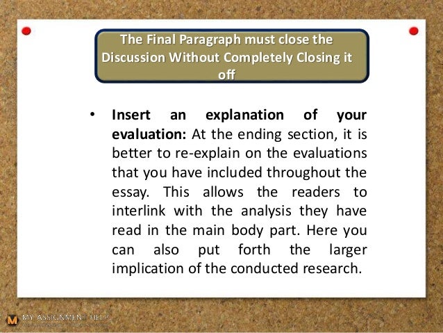 Examples of a conclusion paragraph image