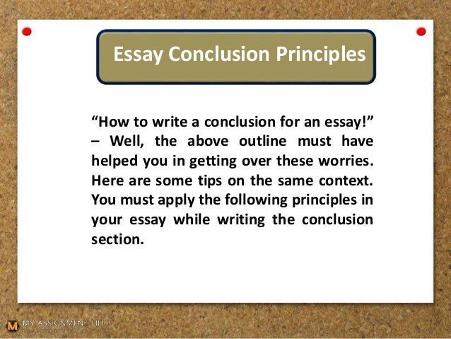 A Handbook On How To Write A Conclusion For An Essay A Handbook On How To Write A Conclusion For An Essay