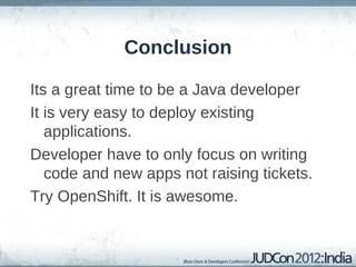 OpenShift Express Java, Perl, Python, PHP, and Ruby