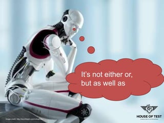 image credit: http://kevinfream.com/virtual-cio
It’s not either or,
but as well as
 