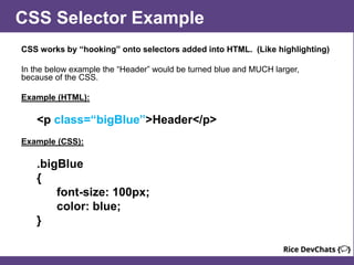 Our basic website after css…
 