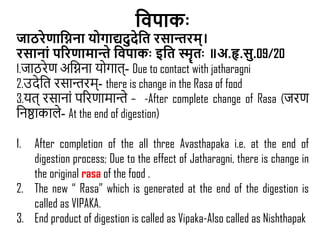आहारपाक: Ayurvedic Principles of Digestion and Agni | PDF