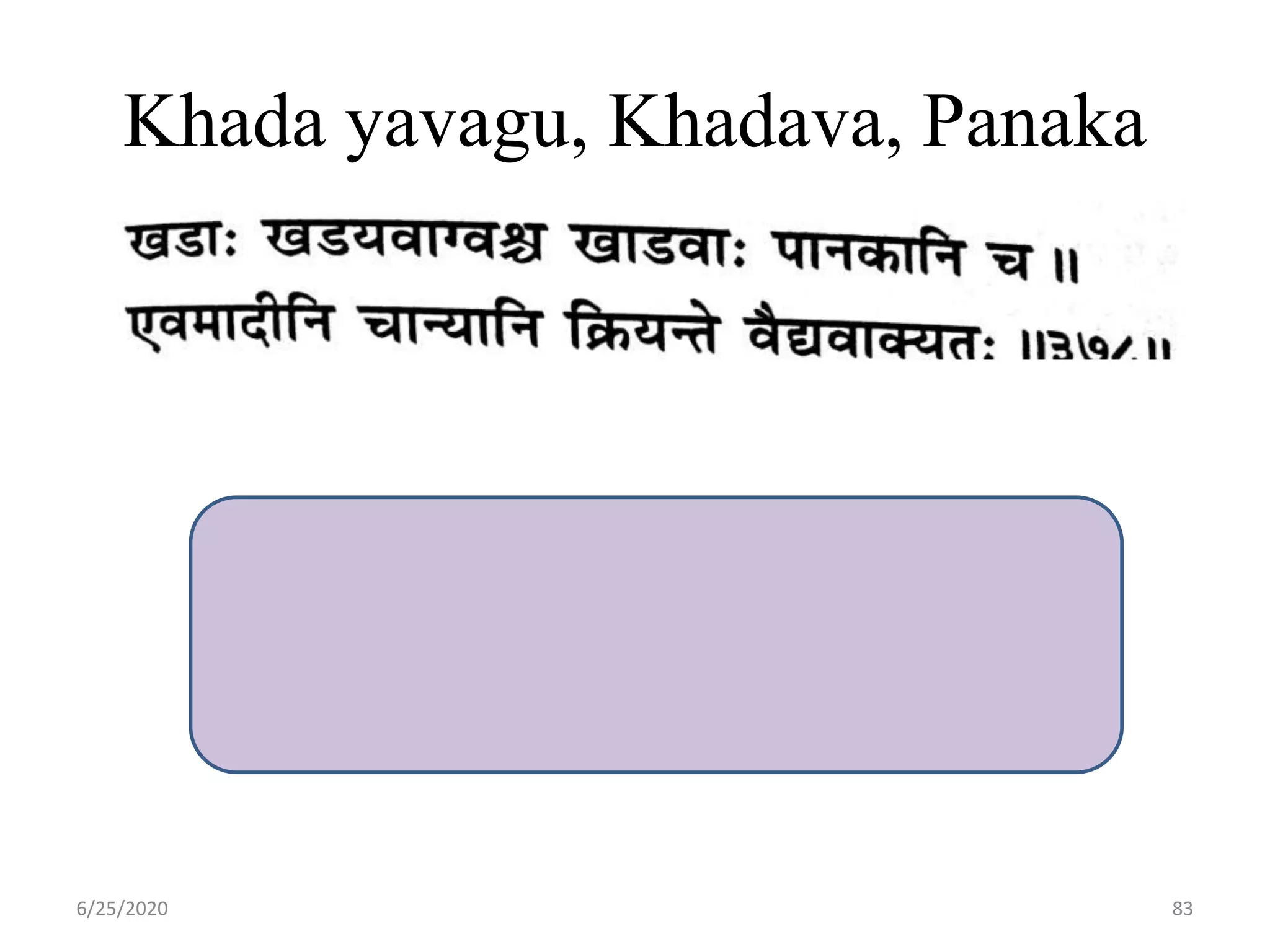 Khada yavagu, Khadava, Panaka
6/25/2020 83
 