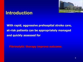 PDF) Code stroke. An attempt to shorten inhospital therapeutic