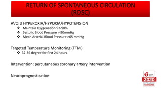 AHA latest guidelines for acls medical professional pptx | PPTX | First ...