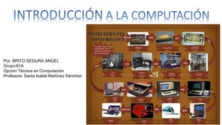 Por: BRITO SEGURA ANGEL
Grupo:61A
Opción Técnica en Computación
Profesora: Santa Isabel Martínez Sánchez
 
