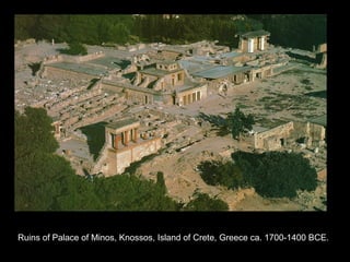 Ruins of Palace of Minos, Knossos, Island of Crete, Greece ca. 1700-1400 BCE.
 