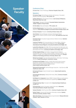 Arab Health Congress 2016 - Big Data Brochure | PDF