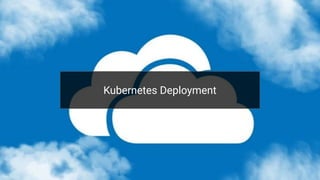 Full size Image Area with text
Kubernetes Deployment
 