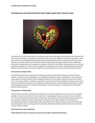 A healthy diet for a healthy heart and body.pdf