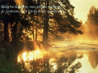 Eddig menekültem, más irányba mentem, de pontosan ezért lett ily nehéz a terhem.  