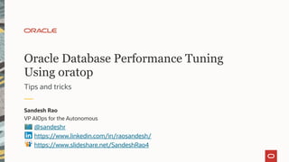Oracle Database Performance Tuning with Oratop: Tips and Tricks for ...