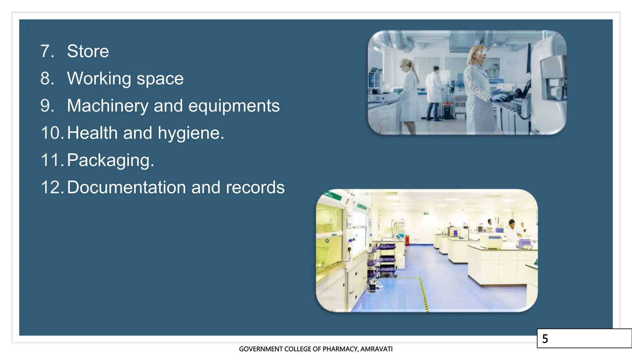 SCHEDULE T(GMP of Indian system of medicines) PPTX
