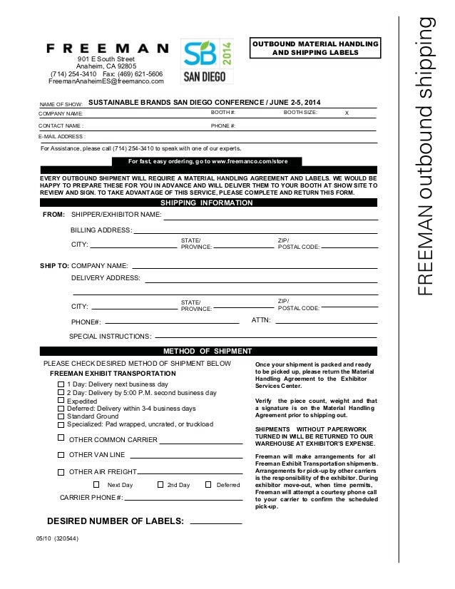 SB'14 San Diego Exhibitor Quick Facts