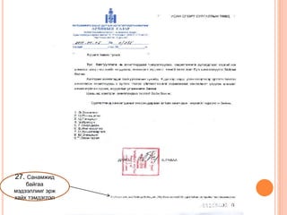 27. Санамжид
байгаа
мэдээллииг эрж
хайх тэмдэглэл
 