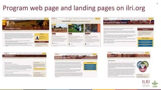 Animal and Human Health program communications