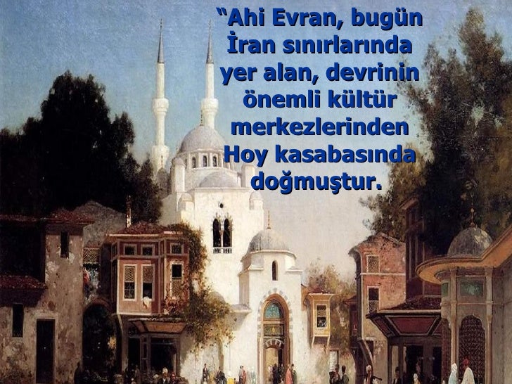 Ahi Evran
