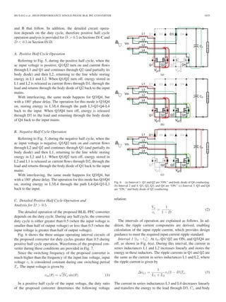 A high performance single-phase bridgeless interleaved pfc converter ...