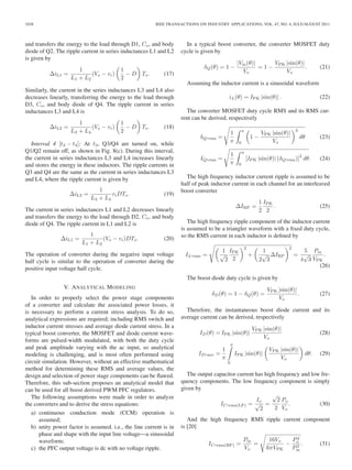 A high performance single-phase bridgeless interleaved pfc converter ...