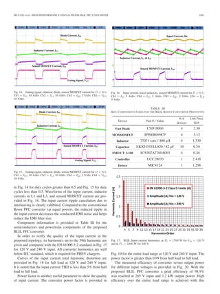 A high performance single-phase bridgeless interleaved pfc converter ...