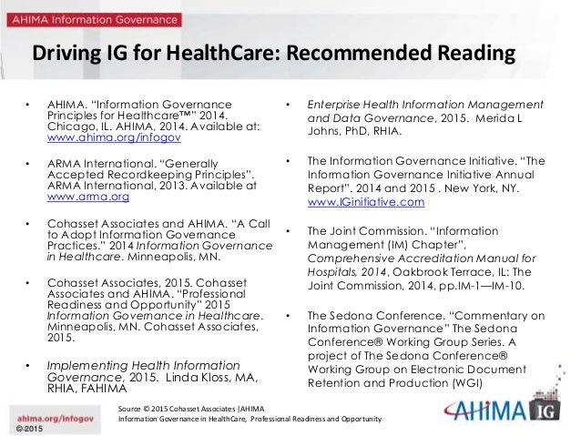 Healthcare governance definition