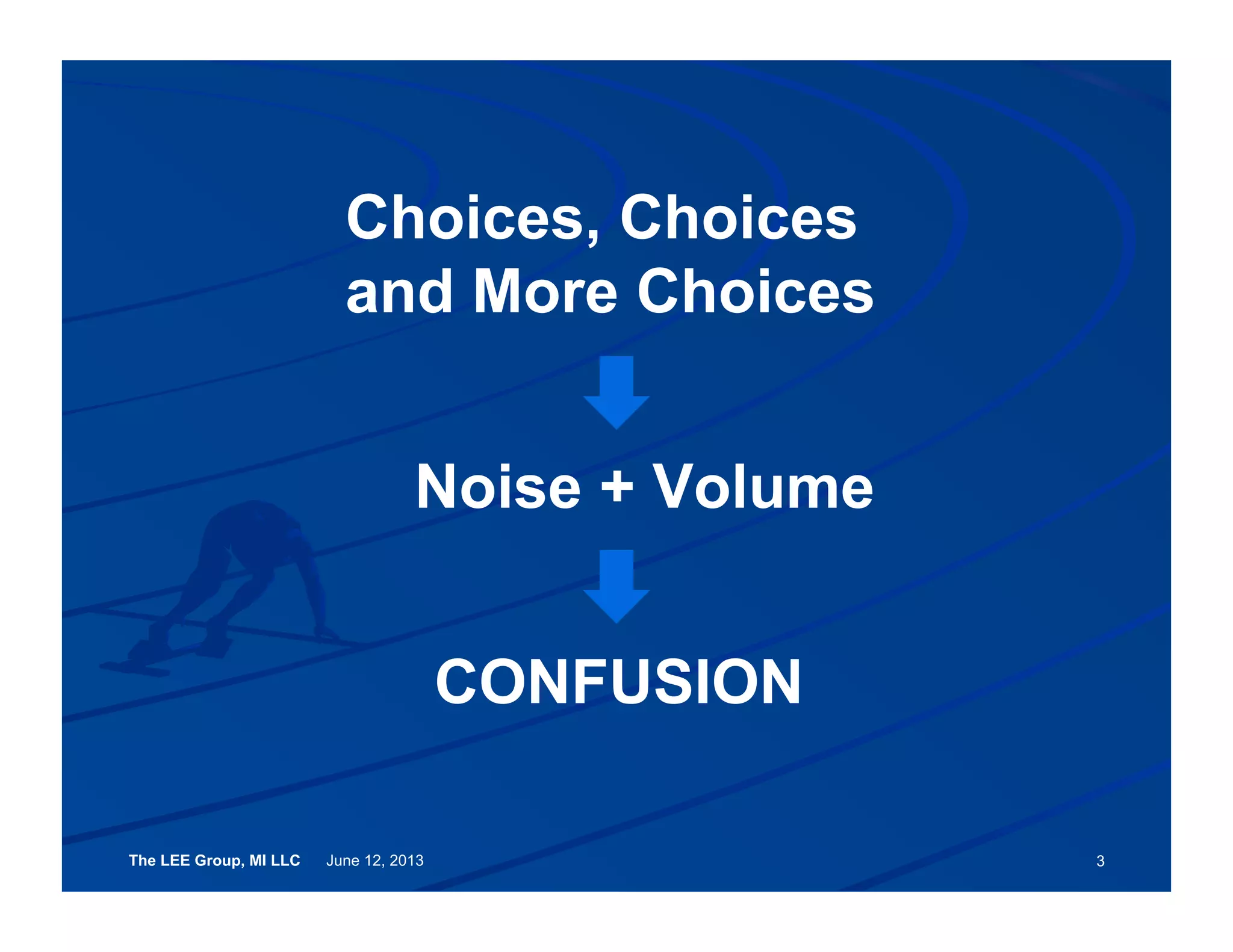 3The LEE Group, MI LLC June 12, 2013
 