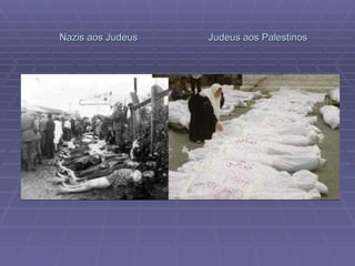 Nazis aos Judeus  Judeus aos Palestinos 
