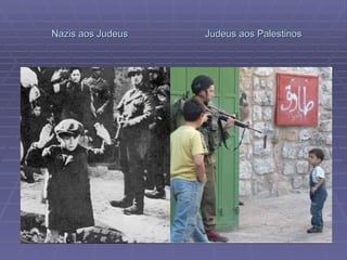 Nazis aos Judeus  Judeus aos Palestinos 
